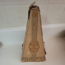 Vintage Metronome de Maelzel Wood Made By Seth Thomas Clock Co. USA works. Box