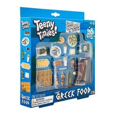 Teeny Tinies GREEK FOOD Miniatures 20 Piece Food Playset New in Box 