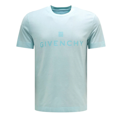 T-shirt bleu en coton pur regular fit pour Homme | OVS