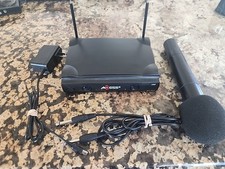 AXESS MPWL1509-BK Professional Wireless Microphones  Untested 