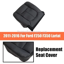 For 2011-2016 Ford F250 Super Duty Driver Bottom Perforated Leather Seat Cover