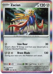 Zacian 136/182 Paradox Rift