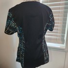 CHEROKEE INFINITY black polka dot scrub- size M — photo 3