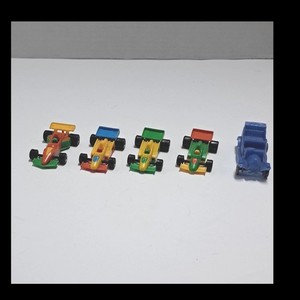 Bruder West Germany Vintage Formula 1 Toy Cars Lot of 5