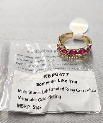 Bomb Party RBP6477 Someone Like You Ring sz 7