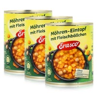 Erasco MöHren-Eintopf Mit FleischbäLlchen 800G Fertigessen (3Er Pack)