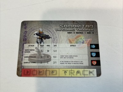 Sedition Wars Miniatures Game 4x Samaritan Prophet Armor 28mm Plastic Sci Fi