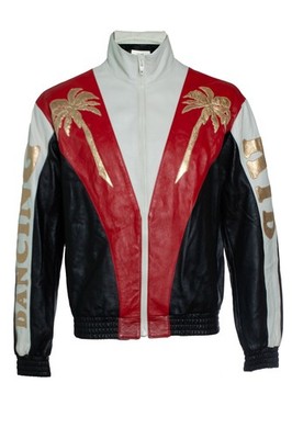 Celine, Palmenbaum-Lederjacke Für Tanzendes Kind Männlich Mehrfarbig 48