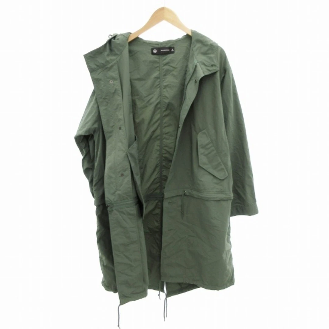 GU x Undercover Collaboration 24SS 2 vie oversize mod cappotto cappuccio M kaki usa