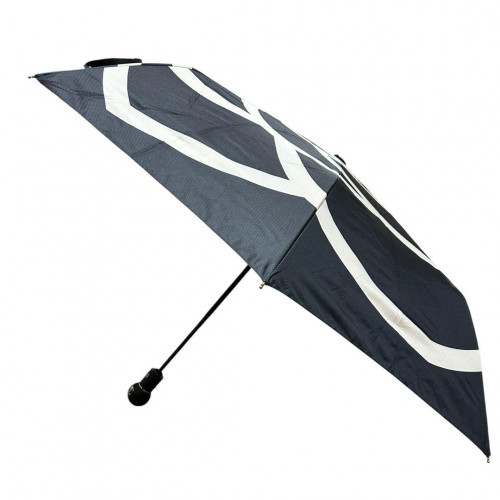 CHANEL Folding Umbrella with Case Camellia Black Chain Free