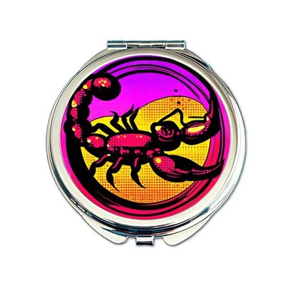Skorpion Pop Art Sternzeichen Taschenspiegel | Horoskop Astrologie Geschenk für Frauen