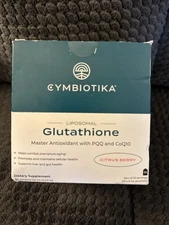 CYMBIOTIKA Liposomal Glutathione with PQQ & CoQ10 25 Servings Expir 5/2026  NEW