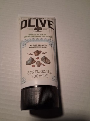 Korres Pure Greek Olive Body Cream In Sea Salt 6.76 fl oz/200 mL Brand New