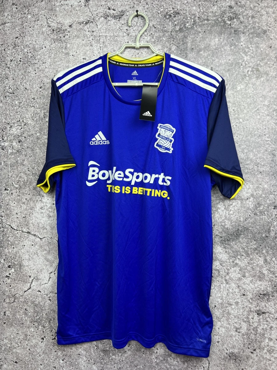 Maillot Birmingham City FC Extérieur 2014 - Rouge Carbrini, Taille S Homme, Occasion Bon état