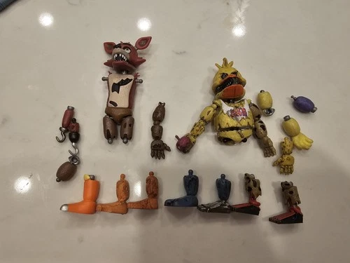 Five Nights At Freddy's Funko 2018 Parts Lot Figures (for parts)