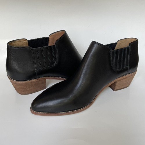 Madewell Sonia Black Leather Chelsea 