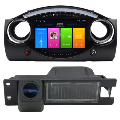 9''Autoradio Navi GPS+Rückfahrkamera car player für BMW Mini Cooper S R50 R52 R53