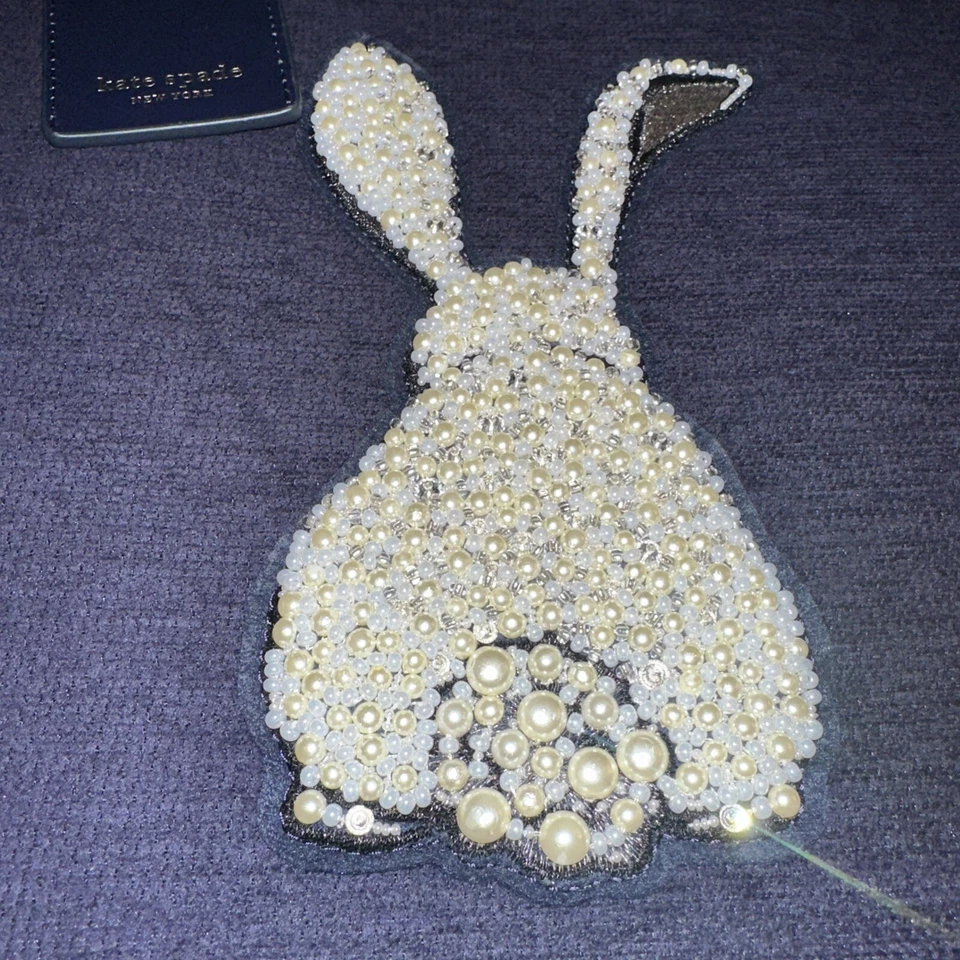 Kate Spade Womens Manhattan Bunny Tote Bag Blue  Large Easter - Image 4 of 4