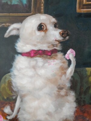 Alison Friend - Dog Framed Signed Art Print COA Macarons for