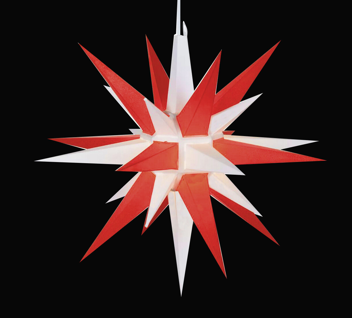 21” Moravian Star Hanging Outdoor Christmas Star Light Bright Porch