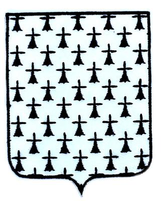 Patch Embroidered Badge Britain Breton Coat of Arms Flag Region Heraldry