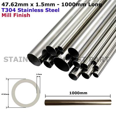48mm 1⅞ 1.875" Stainless Steel T304 Tube Pipe Exhaust Repair Section