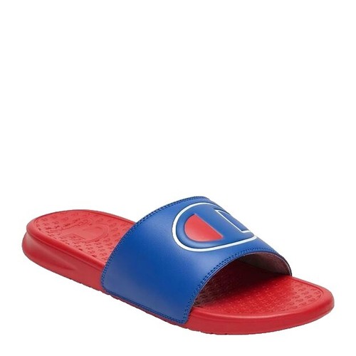 Versace Men\'s Cobalt Blue Logo Embossed Pool Slide Flip Flops Shoes US 6 IT 39 Versace Men main image 2