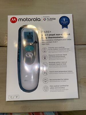 Motorola - Care+ 3-in-1 Smart Thermometer - White