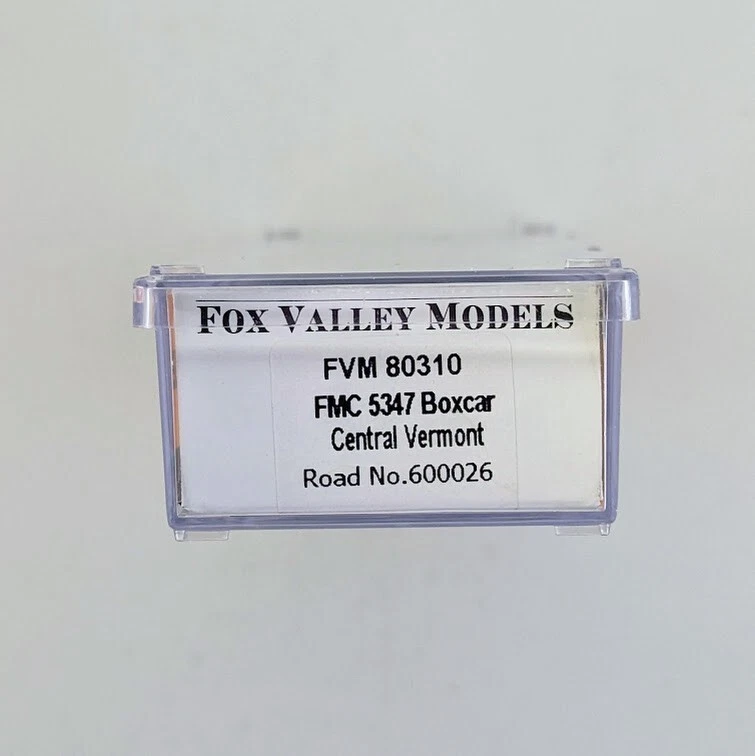 Fox Valley Models FVM8031x N Scale FMC 5347 Box Car - Central Vermont - Image 2 of 2