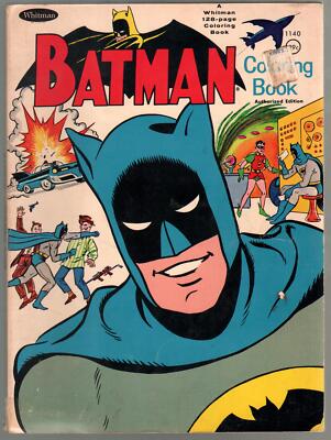 Batman Coloring Book #1140 1966 - Whitman -VG- - Comic Book | eBay