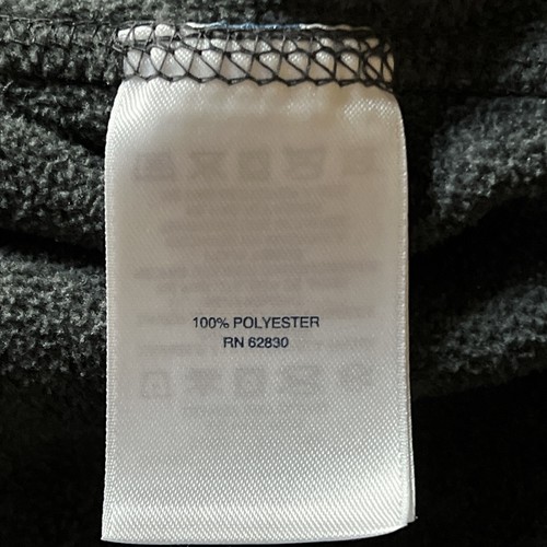 Lands End Outfitters Vest Adult Extra Large Charcoal Gray Fleece Full Zip Mens - Picture 11 of 14