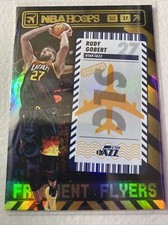 2022 hoops rudy gobert frequent flyers gold