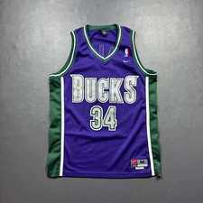 100% Authentic Ray Allen Vintage Nike Milwaukee Bucks Jersey Size M Mens