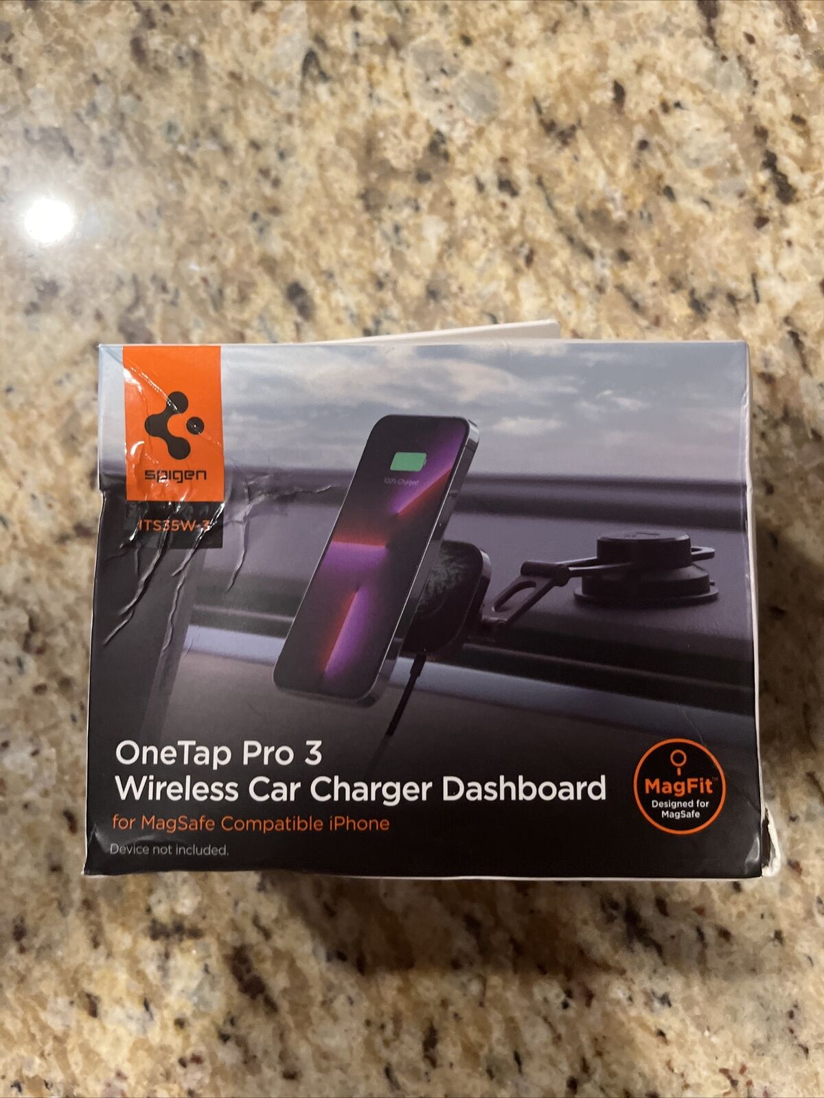 OneTap Pro 3 Black Dash Magnetic Car Mount (MagFit) -  – Spigen  Inc