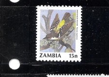 ZAMBIA SC# 528 15N BIRD DEFINITIVE  MNH MINT OLD VERY FINE STAMP