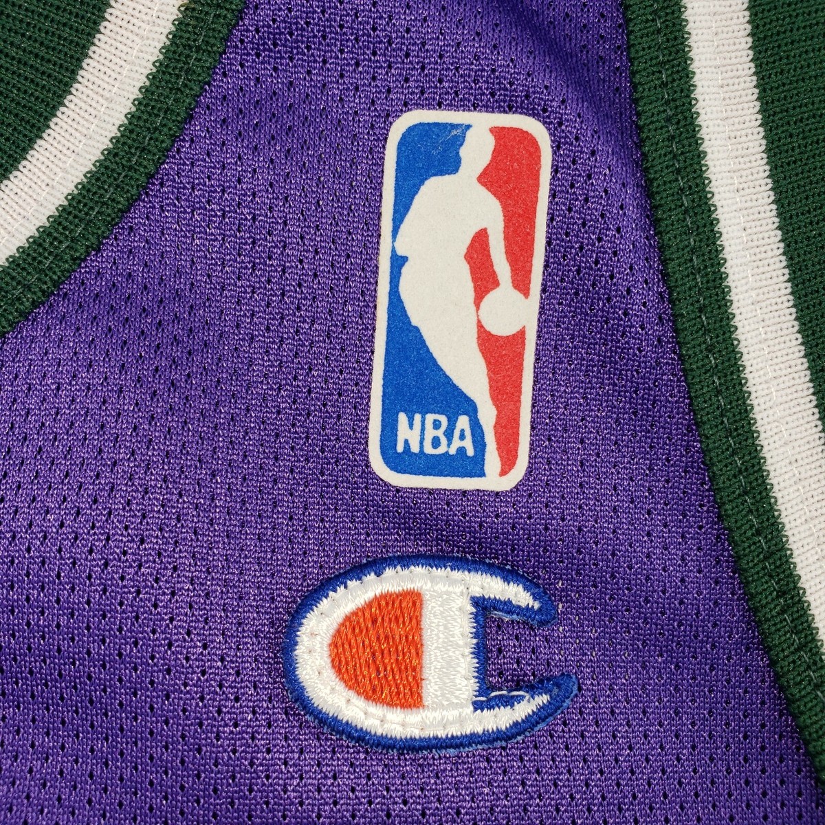 Vintage 90s Champion Glenn Robinson Milwaukee Bucks #13 Purple