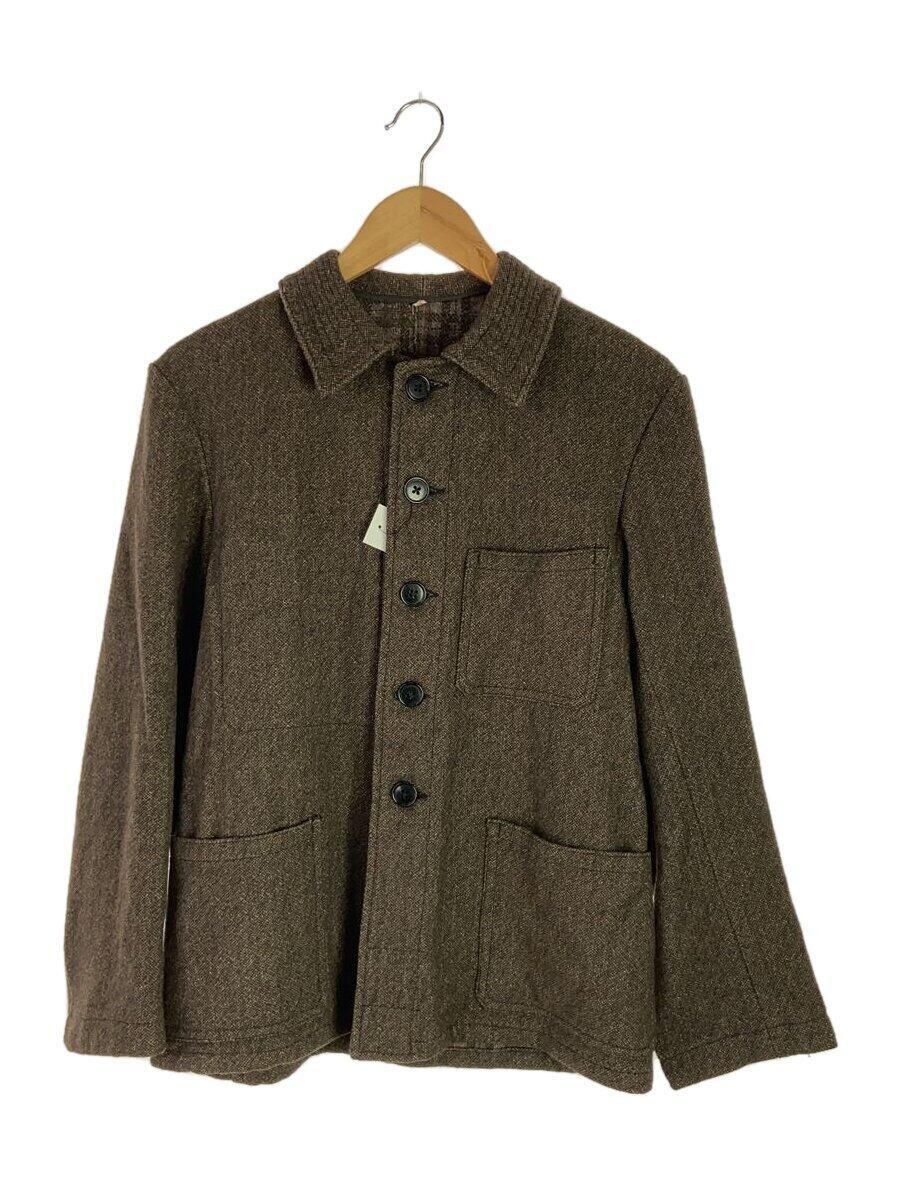 Other Brands 50s PASCAL FRENCH WORK WOOL JACKET 40 Brown Other Brands 50s PASCAL FRENCH WORK WOOL JACKET 40 Brown