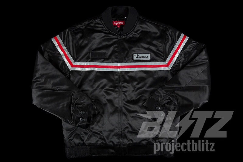 Supreme reflective sales stripe work jacket
