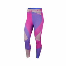 Women's Nike Sculpt Icon Clash 7/8 Seamless Training Tights CJ4135 601 Size S, M