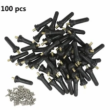 100x New TPMS Valve Stem Rebuild Kit Tire Pressure Sensors For Buick Cadillac