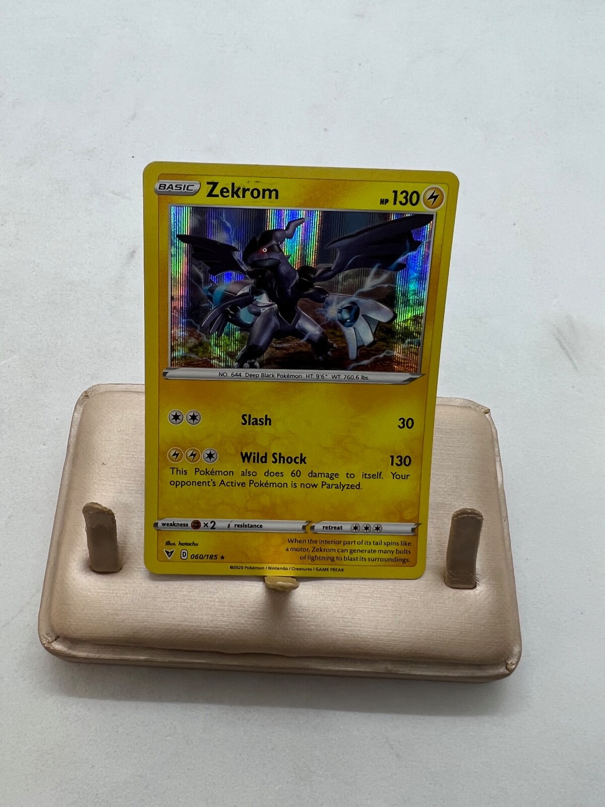 Pokemon Zekrom 2020 Vivid Voltage 60/185 Holo Card 