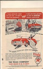 Original 1948 Texaco Magazine Ad - Wings