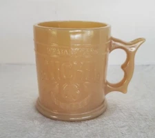  Whataburger Nickel Coffee Mug Buffalo Indian Head Pistol Grip Cup Vintage