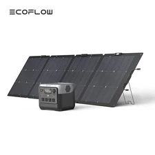 EcoFlow Solar Generator RIVER 2 Pro 768Wh LiFePO4 Battery with 220W Solar Panel