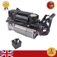 For Audi Q7 06-15 Porsche Cayenne 02-10 Air Suspension Compressor Pump w/ Relay