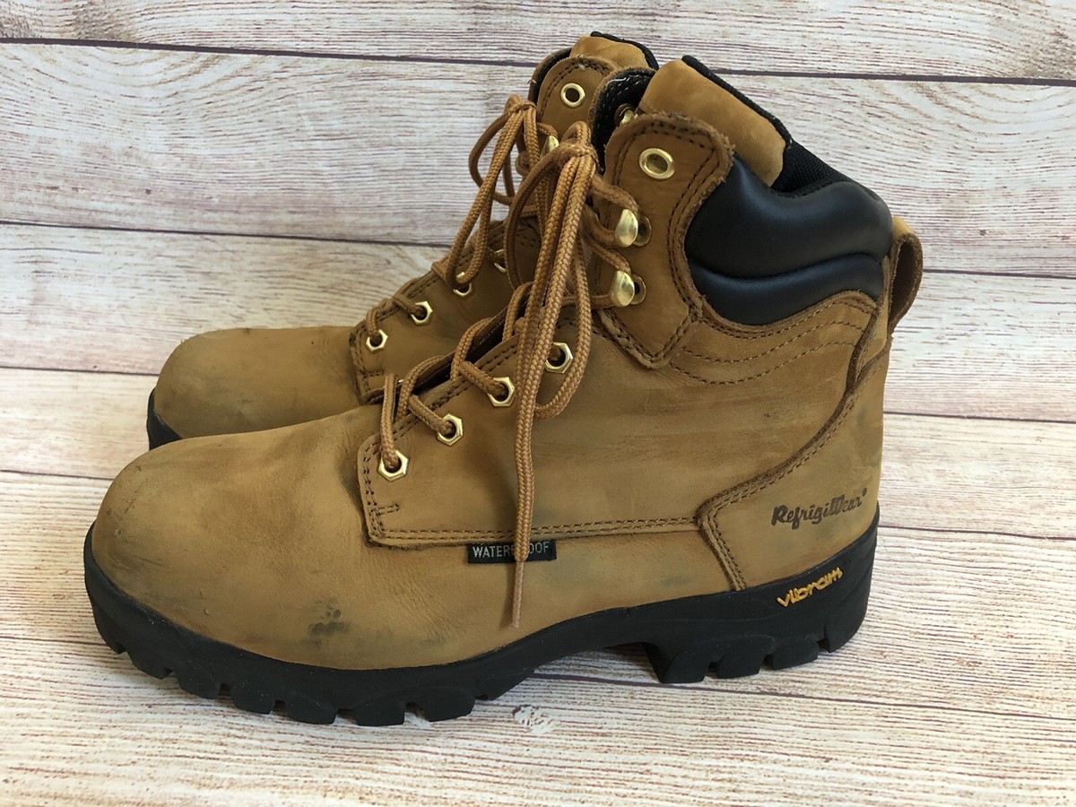 RefrigiWear Steel Toe Work Boot #132CR Size 9 mens Insulated  display picture 1