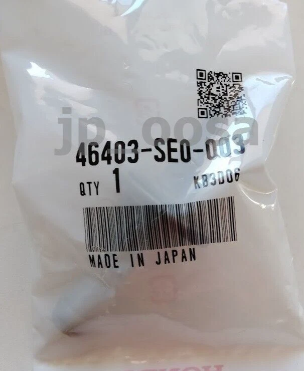 Válvula de retención de vacío de refuerzo de freno genuino Honda 46403-SE0-003 OEM Foto 2 de 4