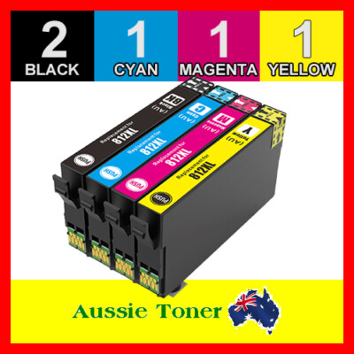 5x Generic Ink 812 812XL for Epson WorkForce Pro WF-3820 WF-3825 WF-4830 WF-4835 | eBay