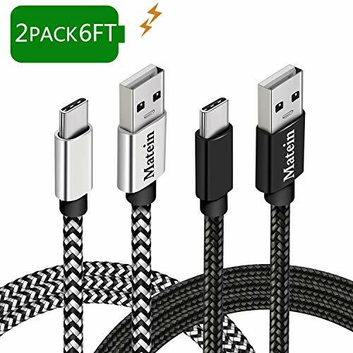 USB Type C Cable 6ft 2pack Google Pixel 3 Charging Cable Extra Long