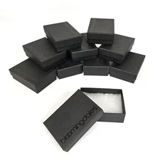 Lot of 10 Bloomingdale’s Tiny Extra Small Empty Gift Box for Jewelry 3”x2”x1”